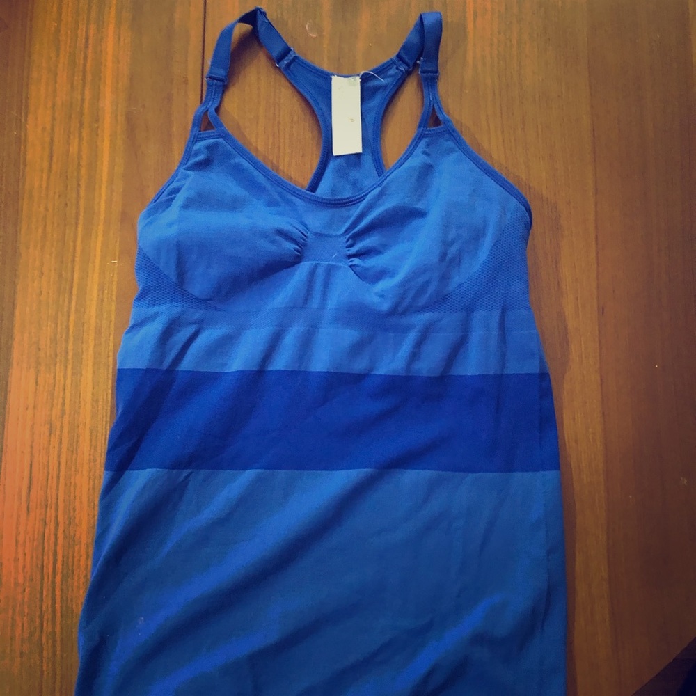 Adidas Stella McCartney Blue Athletic Tank